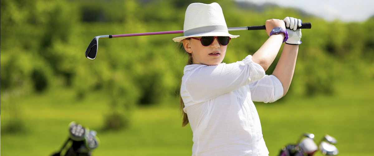 Golf course at a luxury resort